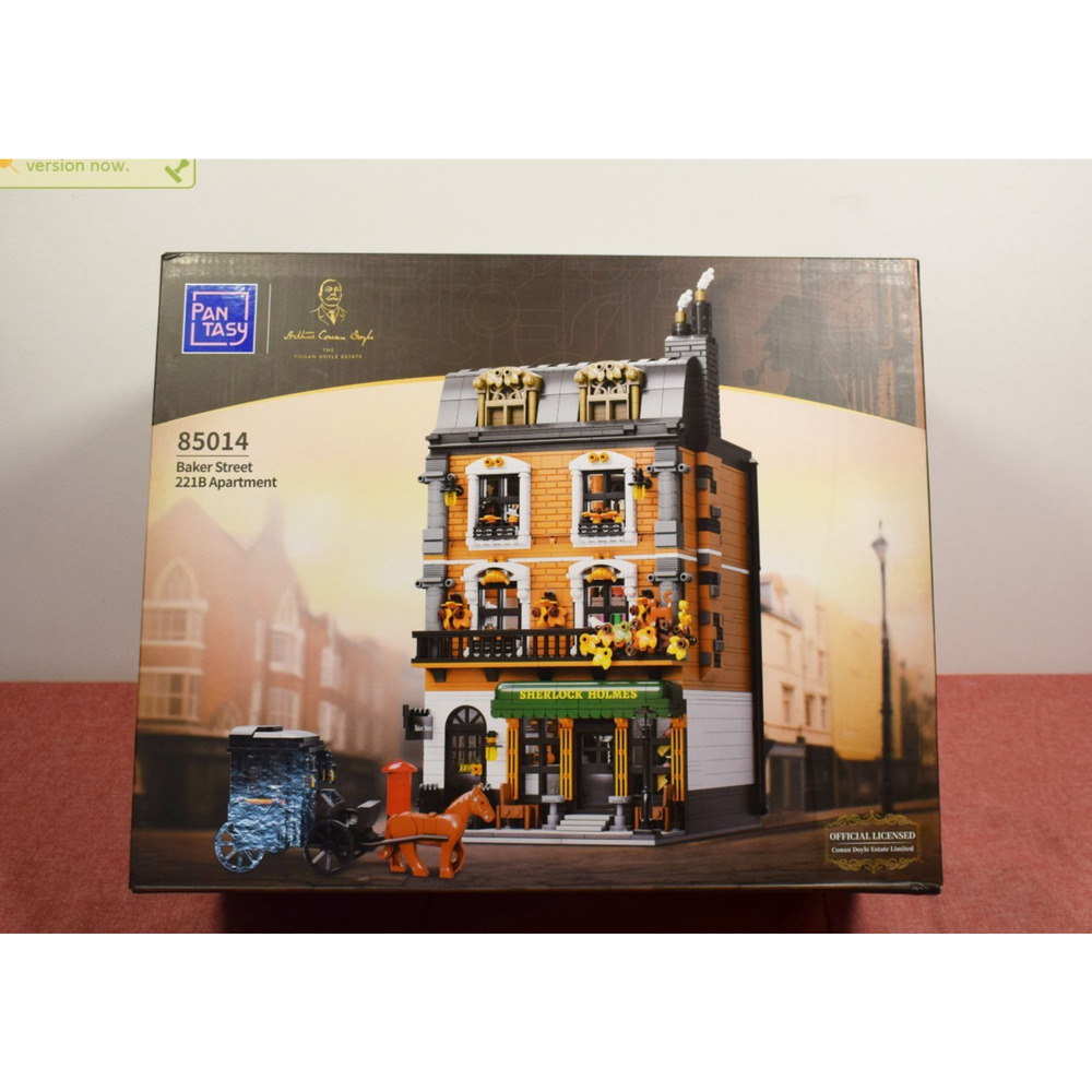 Pantasy Sherlock Holmes Baker Street 221B Buildable Brick Block Set 85014 #